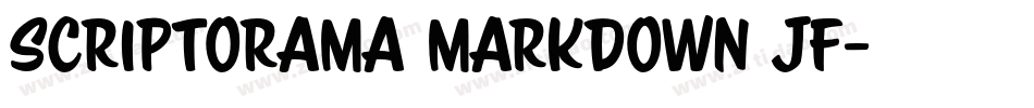 Scriptorama Markdown JF字体转换